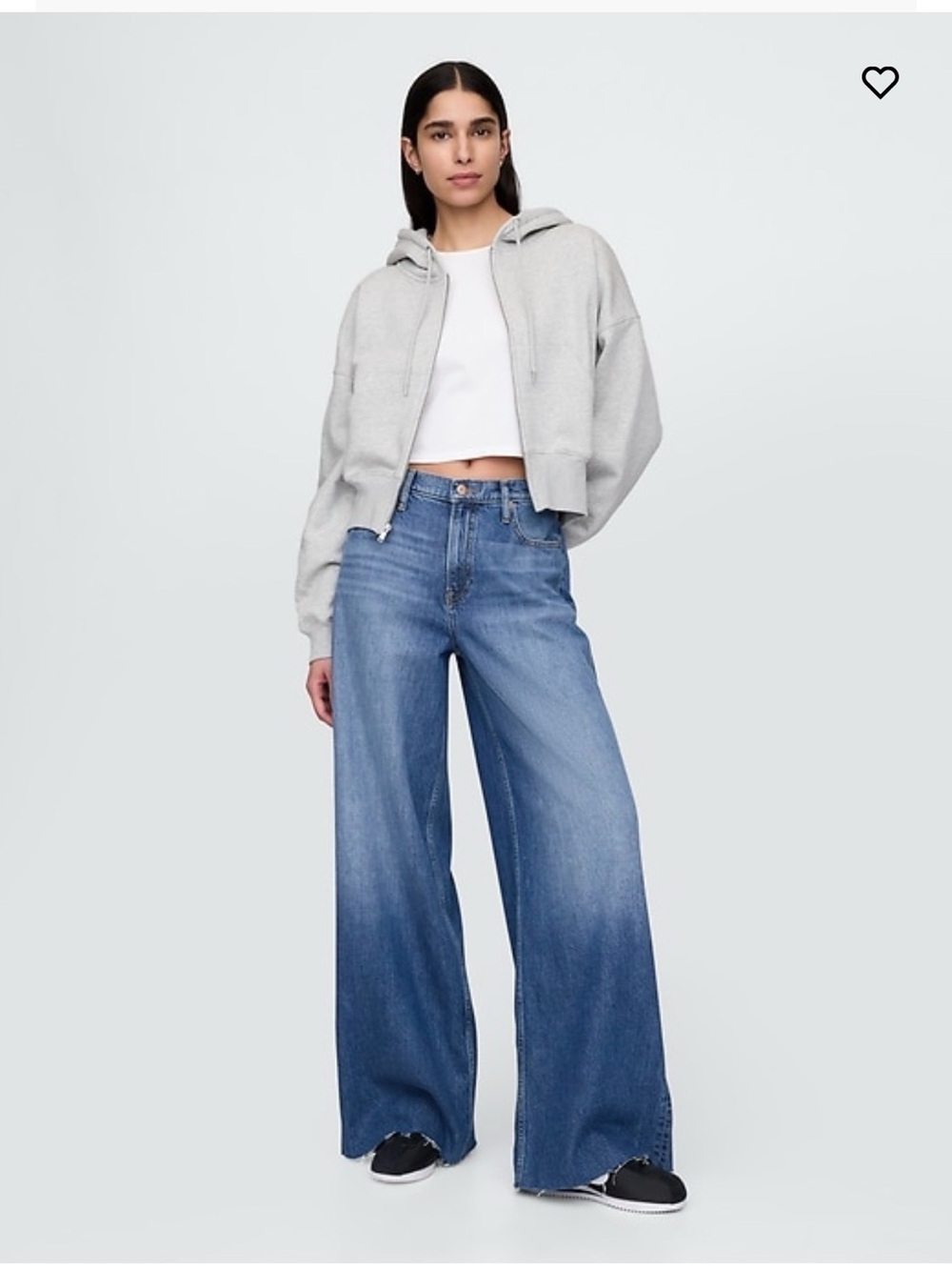 GAP Mid Rise UltraSoft Baggy Jeans